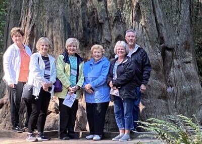 Pacific Northwest & California 2023 Group with Entire Tree in picture.